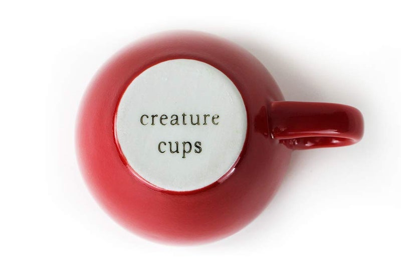 Creature Cups LOBSTER Ceramic Cup (11 Ounce, Red Exterior) - 3D Animal Inside Mug - Birthday, Holiday & Housewarming Drinkware Gift for Coffee & Tea Lovers - Image 4